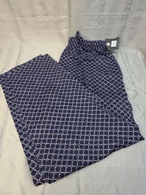 Michael Morgan, men’s lounge sleep pants NWT multicolored large 38/40 pockets